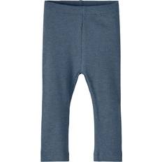 Name It 9-12M Strati di base Name It Leggings Nbnkab Mare di Bering - Blu