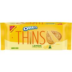 Cookies Oreo Nabisco thins lemon sandwich cookies