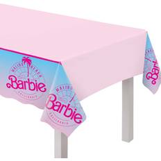 Table Decorations Amscan Barbie Malibu Beach Birthday Rectangular Plastic Table Cover, 1 Count