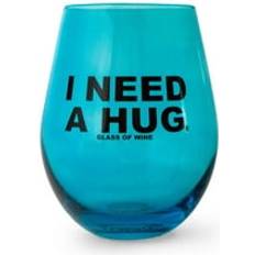 Blu Calici da Vino Toynk I Need A HUGe Stemless Wine Glass Holds 20 Ounces Calice da Vino