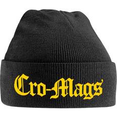 Beechfield Yellow Logo Beanie Hat