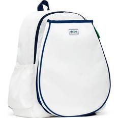 Tennis Bags & Covers Ame & Lulu Ame & Lulu Game On Tennis Backpack, Men's, White/Navy/Green