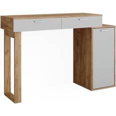 Holzfaser Schminktische Life Regina Goldkraft oak/ white Schminktisch 40x129.6cm