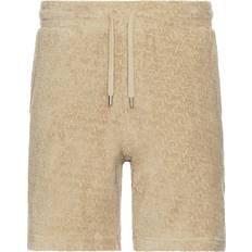 Frescobol Carioca Augusto Copacabana Jacquard Shorts in Tan. L, M, XL/1X