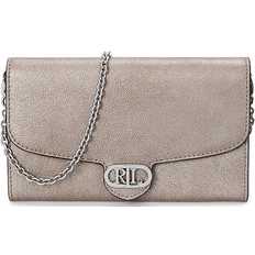 Lauren Ralph Lauren Crossbody Bags Lauren Ralph Lauren Metallic Leather Medium Adair Crossbody O/S, ANTIQSIL