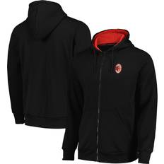 AC Milan Jackets & Sweaters AC Milan Core Full Zip Hoodie Black Mens