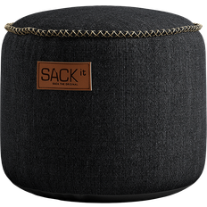 Holzfaser Sitzpuffs SACKit Cobana Junior Pouf Black Sitzpuff 35cm