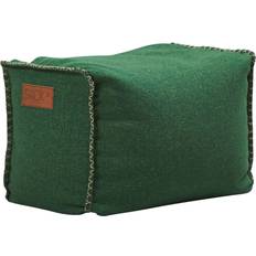 Cobana Square Pouf Green