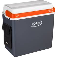 Køletaske 12v Zorn 21L Elektrisk Køleboks 12V USB A+C