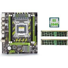 SAS Motherboards YINGHUA X79 Motherboard+E5 2640 CPU+2X8GB DDR3 1600Mhz REG