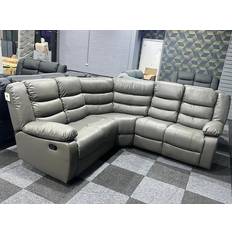 5 Seater - Corner Sofas Furniture 786 Bella 2C2 Grey Sofa 210cm 5 Seater