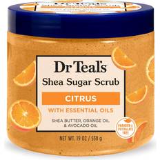 Dr Teal's Shea Sugar Body Scrub Citrus with Essential Oils & Vitamin C 538g