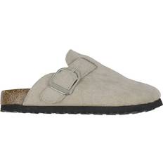 Polyester Slippers Children's Shoes Name It Kid's Faux Suede Mules - Taupe Gray