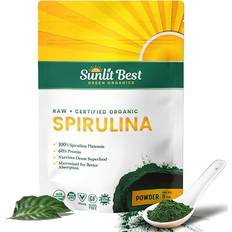 Omega-3-6-9 Supplements Sunlit Best Green Organics Spirulina Powder