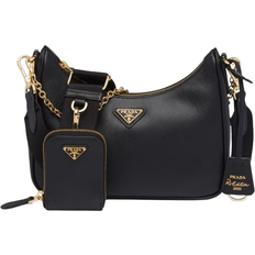 Re-Edition 2005 Saffiano Leather Bag - Black
