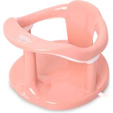 Babywannen Lorelli Babybadewannensitz Happy Bubbles rutschfeste Basis, hohe Rückenlehne rosa