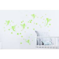 Interior Decorating Walplus Sold by: Bed Bath & Beyond, Glow in Dark Magic Fairies Sticker Nursery 4