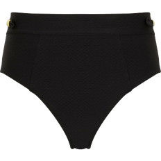 Marianna High Waist Bikini Bottoms - Black