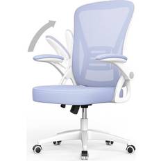 Adjustable Seat Office Chairs Ergonomic Purple Office Chair 102cm