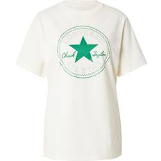 XXXS T-Shirts Converse Mens All Star Patch T-shirt Off White, Off White, 2Xl, Men