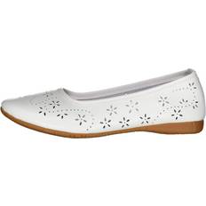 42 - Blanc Ballerines Wildflower Farsund White