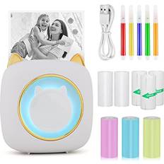GuKKK Mini Printer, Mobile Photo Printer, Mini Photo