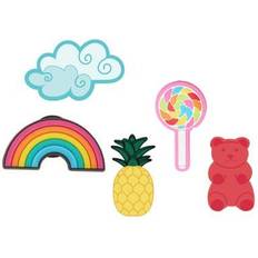 Skovård & Tillbehör Crocs Jibbitz Happy Candy Charme 5-pack