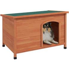 Pawhut Dog Kennel w/ Removable Floor Openable Roof