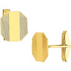 Gold Cufflinks Harmony Mens cuff links in 14k yellow gold