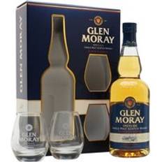 Glen Moray Classic Glass Set Speyside Single Malt Scotch Whisky 40% 70cl