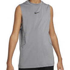 Nike S Tank Tops Children's Clothing Nike Big Boys' Pro Sleeveless Top - Smoke Grey/Black