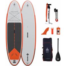 Grå SUP-sett Shark SUPs Windsurf ISUP Pack