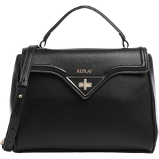 Twist Lock Handbags Replay Handbag - Black