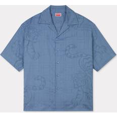 Kenzo Hombre Camisas Kenzo Bamboo Tiger Hawaiian Short Sleeve Shirt - Blue