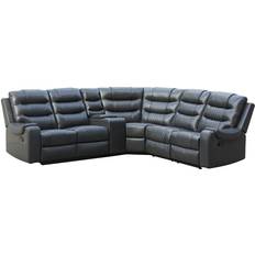 Kingway Furniture Mirabell Gray Sofa 110" 5 Seater