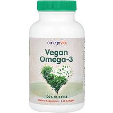Omega OmegaVia, Vegan Omega-3, 60 Softgels