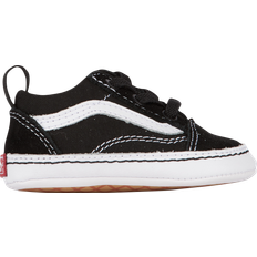 Cheap Trainers Children's Shoes Vans Infant Old Skool Crib - Black/True White