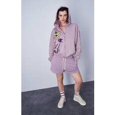 Champion Donna Pantaloni & Shorts Champion Sportshorts E10009 Violett Relaxed Fit