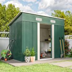 LivingAndHome Metal Storage Shed (Building Area )