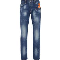 Philipp Plein Kläder Philipp Plein Jeans Men - Blue