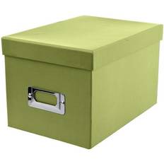 Optical Storage Pioneer Pioneer Photo Album Pioneer Photo CD/DVD Storage Box, Holds 21 CDs/10 DVDs, Sage Green