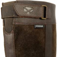 Hoggs of Fife Cleveland II Ladies Country Boot Dark Brown/Navy