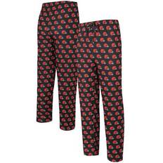 Brown - Men Pajamas Concepts Sport Men's Brown Cleveland Browns Gauge Allover Print Knit Sleep Pants