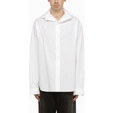 Balenciaga Shirts Balenciaga Kick Collar Oversize Shirt White