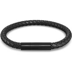 Edblad Läder Armband Edblad Franky Bracelet Leather Black Black