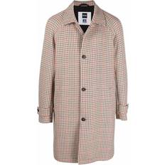 Multifargete Kåper & Frakker HUGO BOSS Dejam Houndstooth Coat Button Closure Multicolor