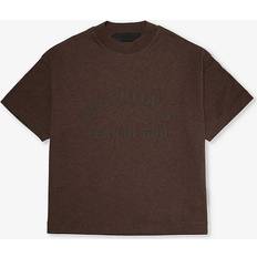 Fear of God Fear of God ESSENTIALS Kids Brown Bonded T-Shirt HEATHER WOOD 14-16Y