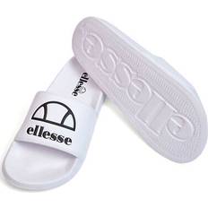 Ellesse mens fellentini retro semi palla logo white sliders