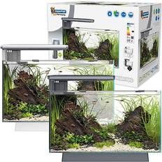 quadro 40 aquarium tank led lighting & filter, optional cabinet