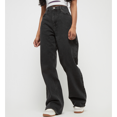 Sixth June Relaxed High Waist Denim Jeans, Apparel, Schwarz, Größe: